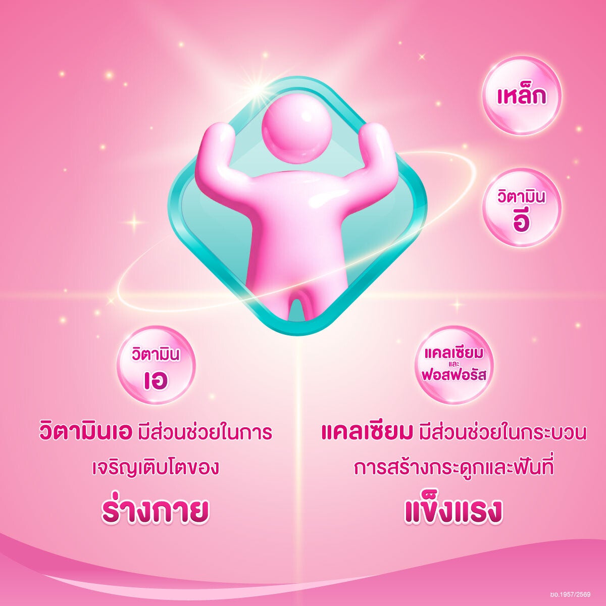 สารอาหารเพื่อการเจริญเติบโต