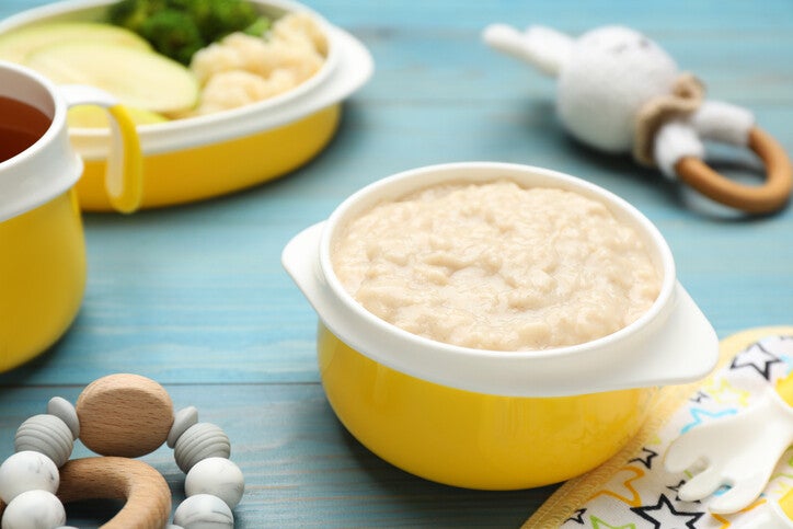 โจ๊กไก่กับตำลึงและเต้าหู้
