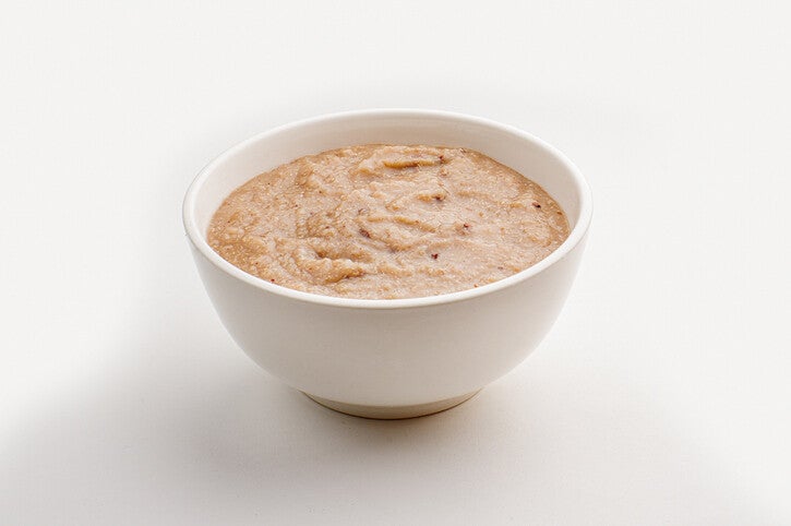 โจ๊กข้าวฟักทองไก่บด
