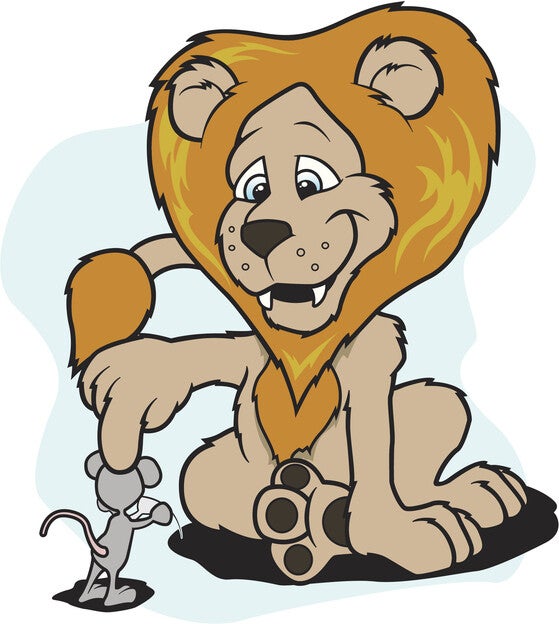 นิทานอีสปสั้นๆ เรื่อง ราชสีห์กับหนู