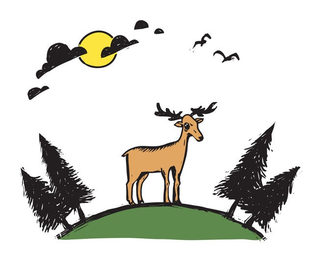 นิทานอีสปสั้นๆ เรื่อง กวางกับเสือ