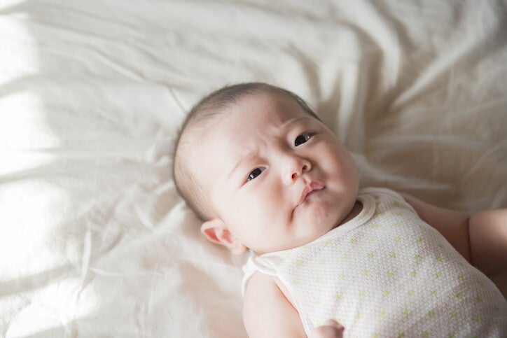 เด็กทารกนอนหงายหน้า