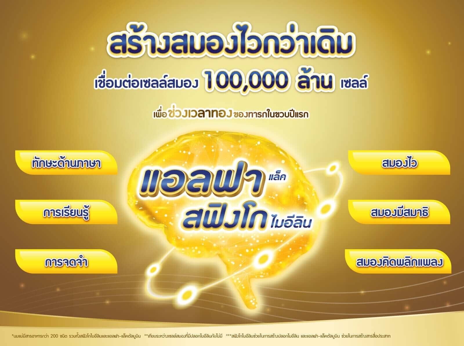 แอลฟาแล็ค สฟิงโกไมอีลิน สร้างสมองไวกว่าเดิม
