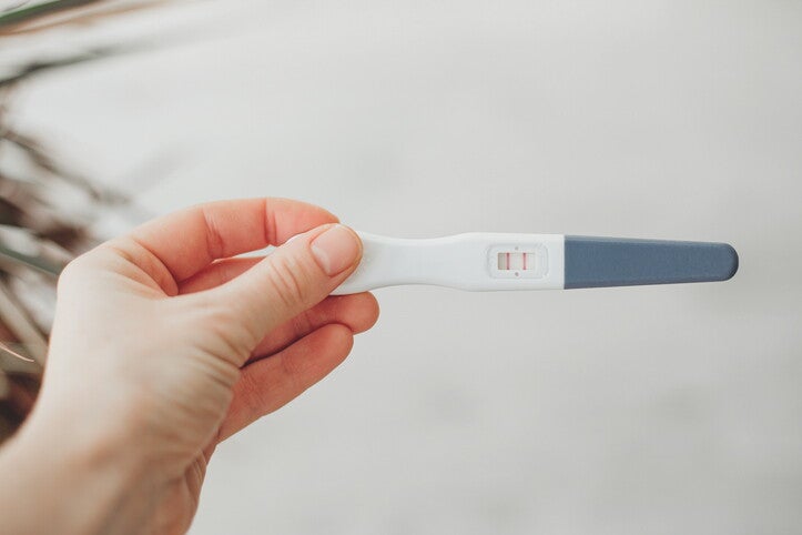 ที่ตรวจครรภ์ขึ้น 2 ขีด