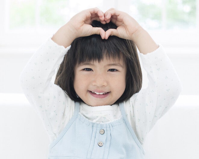 ทรงผมสั้นเด็กผู้หญิง หน้ารูปหัวใจ