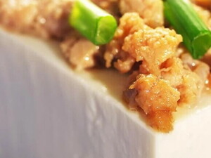 เต้าหู้หน้าหมูสับ เต้าหู้หน้าหมูสับ