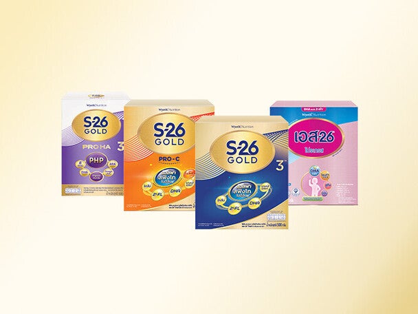 เปรียบเทียบนมผง S-26 สูตร 3