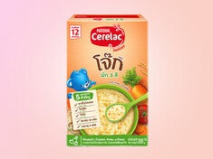 ซีรีแล็ค จูเนียร์ โจ๊ก (Cerelac Junior) ผสมผัก 3 สี (แครอท, หัวหอม, มะเขือเทศ)