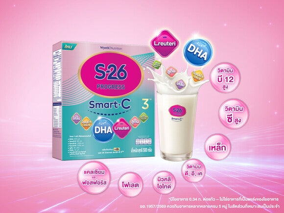 S-26 Smart-C3 มี DHA ทุกกล่อง
